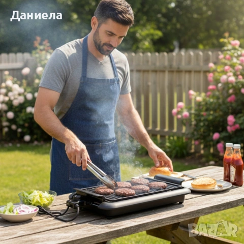 Електрическа скара Schäfer – бързо и чисто готвене у дома и навън, 1500W