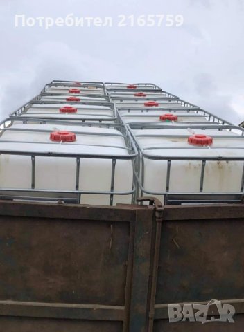 Бидони подходящи за превоз на течности Цистерни на палети с метален обков, снимка 10 - Напояване - 28761837