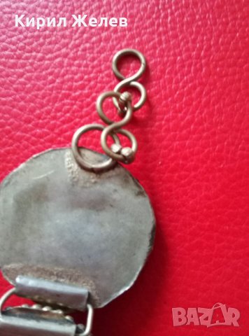 СТАРИННА ОСМАНСКА СКЪПОЦЕННА САЧАНЕНА ГРИВНА ИКРУСТИРАНА с НЕФРИТ и МАЛАХИТ РЪЧНА МАЙСТОРСКА 27271, снимка 7 - Антикварни и старинни предмети - 34972908