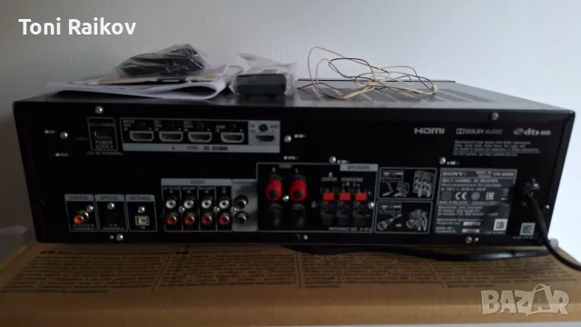 Ресийвър AV SONY STR-DH590, 5.2 канала, Hi-Res, 4K HDR, 3D, 5 x 145 W, усилвател, Bluetooth.Бартер, снимка 4 - Ресийвъри, усилватели, смесителни пултове - 56089545