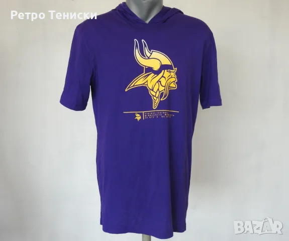Тениска на Minnesota Vikings • NFL • лилаво • размер L • Мъже, снимка 9 - Други спортове - 56319778