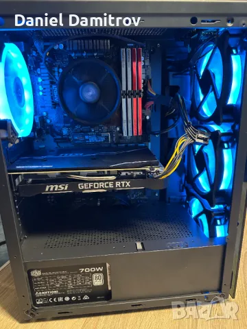 Геймърски компютър Ryzen 5 2600,RTX 2060,16GB RAM,256 GB NVMe, 1,5 TB HDD, снимка 5 - Геймърски - 48550097