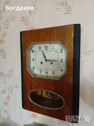"ЯНТЪР" СТЕНЕН РАБОТЕЩ ЧАСОВНИК MADE IN USSR, снимка 2 - Стенни часовници - 55896309