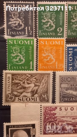 Suomi Stamps, снимка 4 - Филателия - 39564488