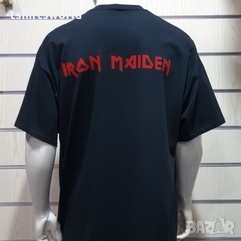 Нова мъжка тениска със ситопечат на музикалната група IRON MAIDEN - SOMEWHERE IN TIME , снимка 6 - Тениски - 30648204
