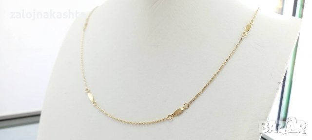 Ново Златно колие-1,75гр/14кр, снимка 2 - Колиета, медальони, синджири - 37114932