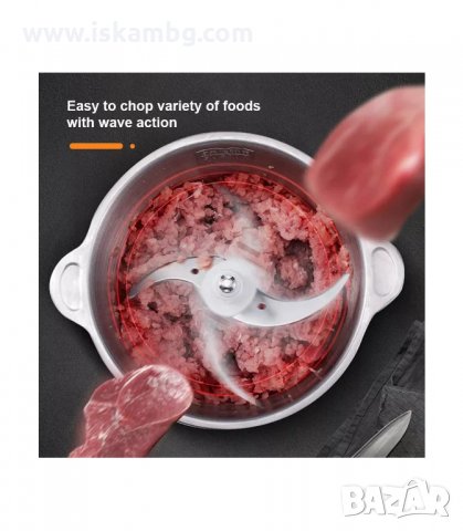 ЕЛЕКТРИЧЕСКИ КУХНЕНСКИ ЧОПЪР 500W BIOLOMIX - код 2828, снимка 9 - Чопъри и пасатори - 33915614