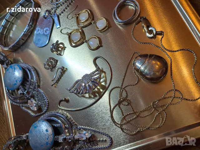 Различни бижута:обеци, гривна, синджири с висулки, аксесоар за коса, снимка 5 - Други - 48003095