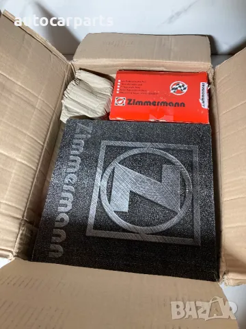 Спирачен комплект (дискове + накладки) Zimmermann COAT Z за ОПЕЛ Астра / OPEL Astra G , снимка 8 - Части - 48301146