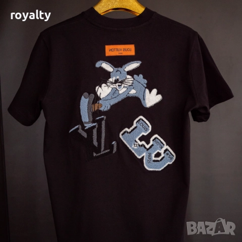 Louis Vuitton Мъжка Черна Тениска РАЗПРОДАЖБА🔥, снимка 5 - Тениски - 52227993