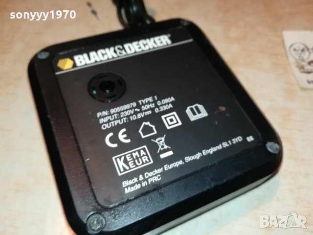 LITHIUM CHARGER 10.8V BLACK & DECKER 2612211658, снимка 4 - Винтоверти - 35245346