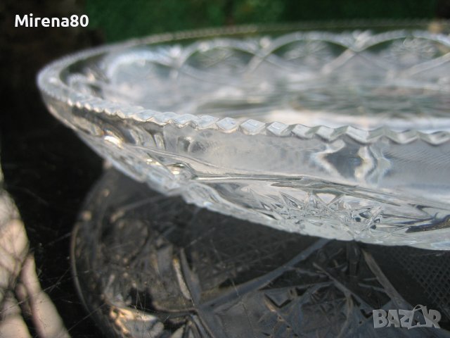 Български кристален сервиз за торта - НОВ !, снимка 5 - Сервизи - 44226724