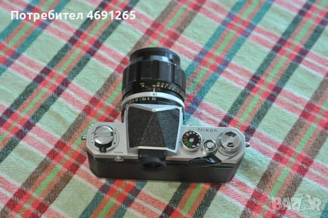 Nikon F + Nikkor P- auto 105/2.5, снимка 3 - Фотоапарати - 55967619
