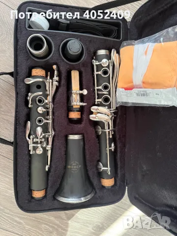 Кларинет N & V Weber Germany,, снимка 2 - Духови инструменти - 55728589