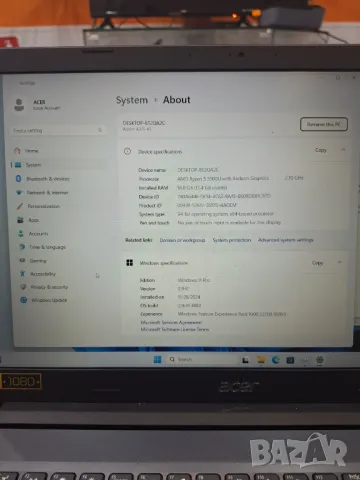 Laptop Acer Aspire 3 A315-43, снимка 6 - Лаптопи за дома - 48142371