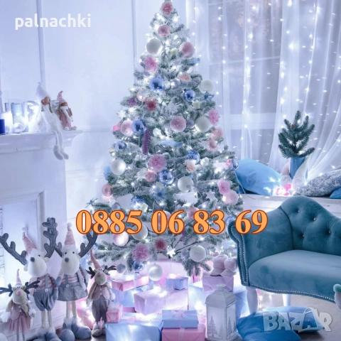 Коледни лампички 100 метра на макара, бяла светлина, водоустойчиви, снимка 2 - Декорация за дома - 52358108