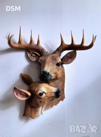 Ново Пано За Стена  - Елен  - Декорация  Еленчета 35см, снимка 2 - Статуетки - 35044617