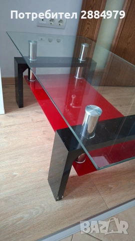Стъклена холна маса, снимка 3 - Маси - 54280367