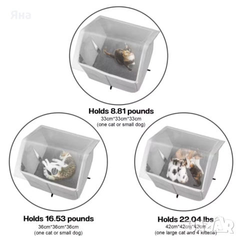 Външна водоустойчива къща за домашни любимци, кучета и котки, зимна, снимка 4 - За котки - 51954193