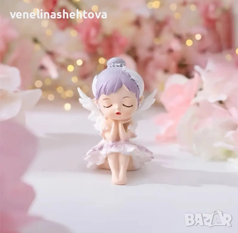 Фея феи момиче фигурка за декорация на торта парти , снимка 6 - Декорация за дома - 53895505