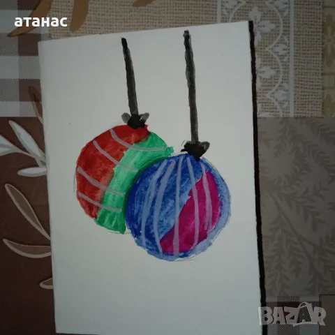 Рисувам  коледни картички, снимка 6 - Други стоки за дома - 56436001