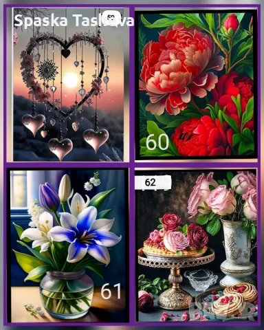 Диамантени комплекти за цялостно лепене , снимка 14 - Гоблени - 50425048