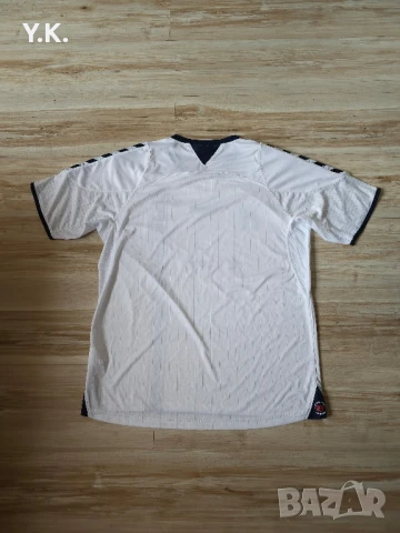 Оригинална мъжка тениска Hummel x AGF Aarhus / Season 11-12 (Home), снимка 3 - Тениски - 50456546