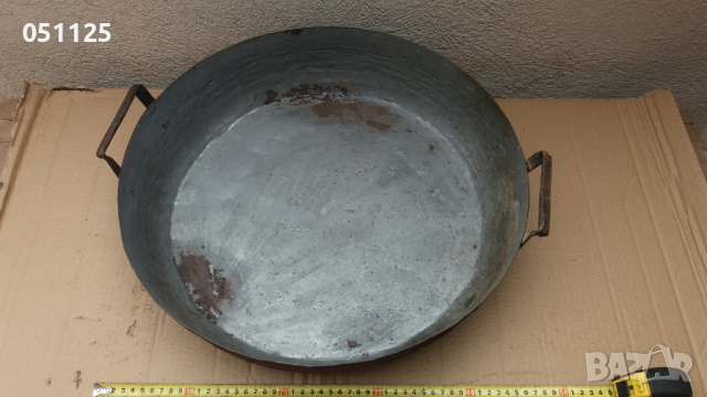 стара голяма тава за лютеница, агнета и др. , снимка 3 - Антикварни и старинни предмети - 44529558
