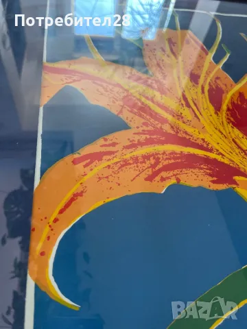 Интересна голяма картина графика, снимка 4 - Картини - 49210316