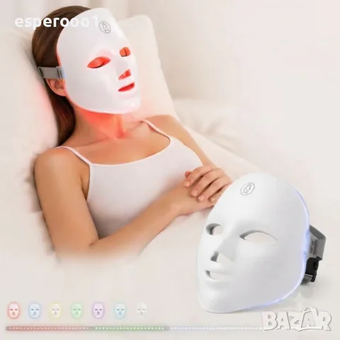 LED маска за лице, снимка 3 - Друго оборудване - 56275443