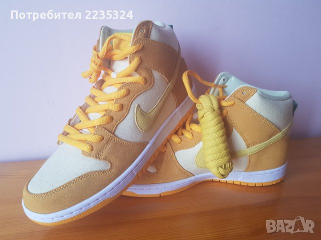 Nike SB Dunk High Pineapple 44.5, снимка 1 - Маратонки - 40135176