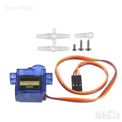 Сервомотор SG90 9G - 360 градуса, снимка 4 - Друга електроника - 51488332