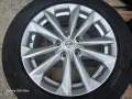 Лети джанти 17ки 5х114.3 Nissan + летни гуми 215/60/17 Barum, снимка 5