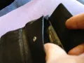 Портфейл Гранде марков естествена кожа с вътрешен цип 120х85мм нов, снимка 7