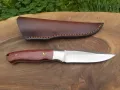 Ловен нож ръчна изработка с кожена кания,фултанг,LN401, снимка 1