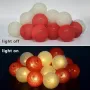 Нови Топки 20 LED Феерични Светлини с Дистанционно Управление Топки Украса Коледа, снимка 3