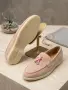 Loro Piana Нови Дамски Мокасини Естествен Велур Различни Цветове с Кутия , снимка 3