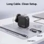 Нова Компактно HP лаптоп зарядно 65W GaN USB-C USB-A UK адаптер контакт, снимка 6