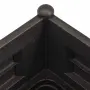 vidaXL Градинска висока леха, PP, антрацит, 100x43x35 см, снимка 5