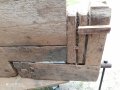 Стар тезгях, дърводелски тезгях + оригинално менгеме, стяга, Стара работна маса , снимка 12