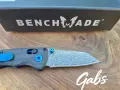 Сгъваем нож Benchmade Full Immunity 290-241 Gold Class,CPM Damaskus,Carbon, снимка 6