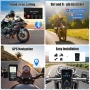 SIXWIN Нова Преносима GPS навигация за мотоциклети Безжична мотоциклетна система, снимка 6