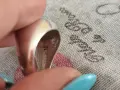мъжки сребърен пръстен, снимка 2