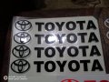 Стикери за Тойота Toyota за дръжки на врати и огледало кола автомобил джип мотор , снимка 4