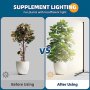 Нова Barrina 42W LED Светлина за Растения, Пълен Спектър, Статив, лампа, снимка 3