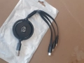 Качествен 3 в 1 кабел за зареждане на мобилни устройства Смартфон Телефон , снимка 17
