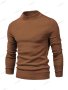 Елегантен мъжки топъл пуловер със средно деколте, 6цвята - 023, снимка 10