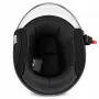 Отворена мото каска YEMA ECE R22.06 черно, снимка 5