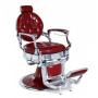 Бръснарски стол Kirk - черен/червен, снимка 1 - Бръснарски столове - 44621074