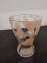 красива ваза стъкло с релефни орнаменти. , снимка 3